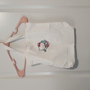 Hello Kitty canvas tote bag